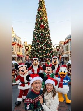 Disney Parks Mickey Mouse Christmas Santa Hat with Ears – NWT (New with Tags)